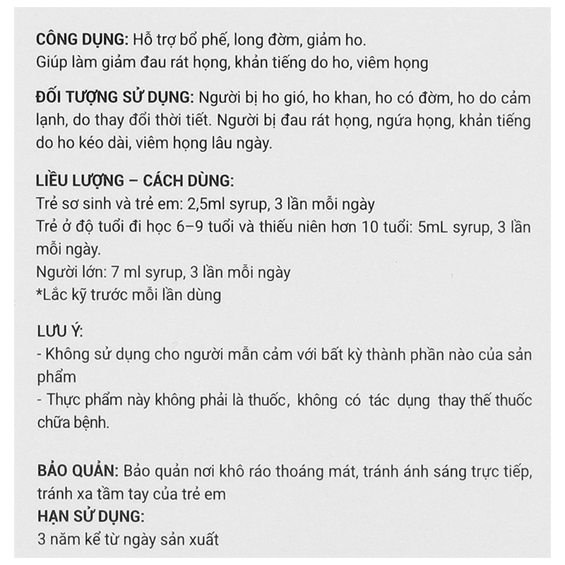 Ivy Extra hỗ trợ giảm ho, long đờm chai 90ml - 8